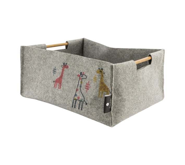 Totes Babe Giraffe Nursery Caddy Grey